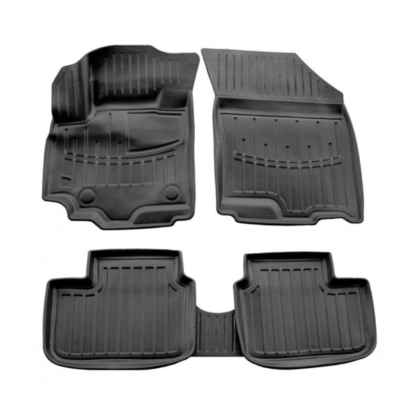 Kummist 3D jalamatid FIAT Sedici 2006-2014a., 5 pc. / must / 5021055 / kõrgendatud servad