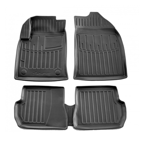 Kummist 3D jalamatid FORD Fusion 2002-2012a., 5 pc. / must / 5007195 / kõrgendatud servad