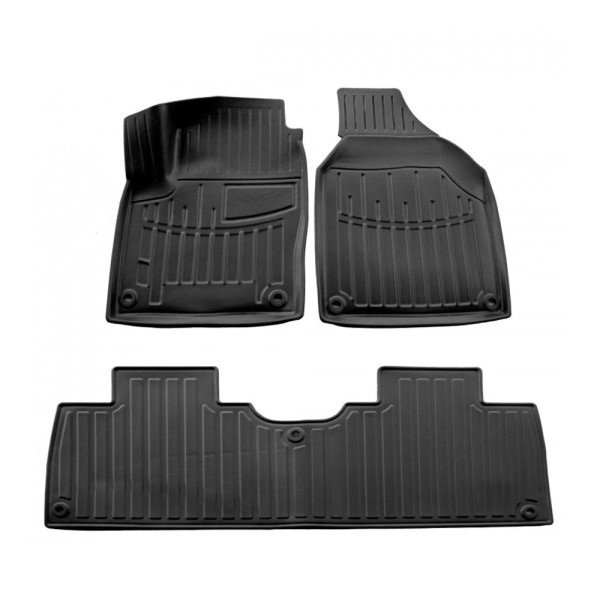 Kummist 3D jalamatid FORD Galaxy 1995-2006a., 3 pc. / must / 5024373 / kõrgendatud servad