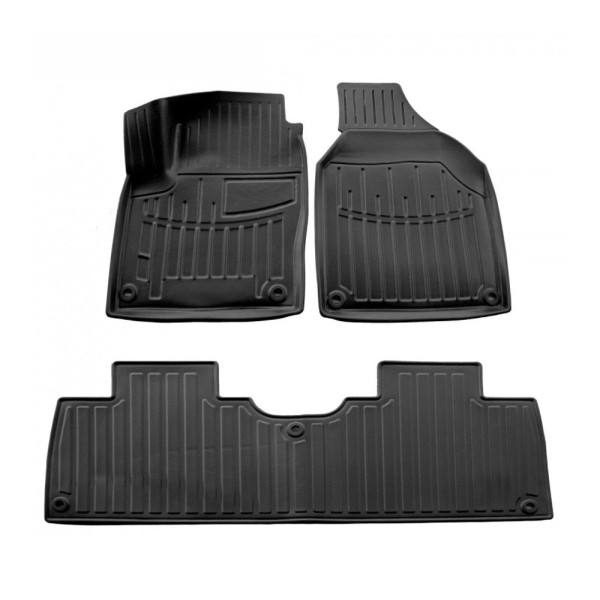 Kummist 3D jalamatid SEAT Alhambra I 7M 1996-2010a., 3 pc. / must / 5024373 / kõrgendatud servad