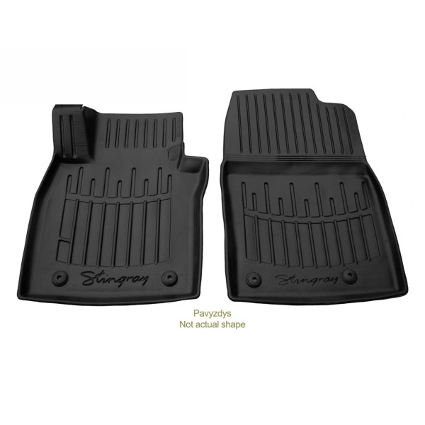 Kummist 3D jalamatid SKODA Roomster 2006-2015a., 2 pc. / must / 5020142 / kõrgendatud servad