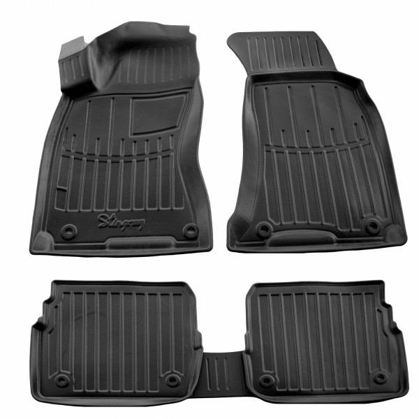 Kummist 3D jalamatid SKODA Superb I 3U 2001-2008a., 5 pc. / must / 5020155 / kõrgendatud servad