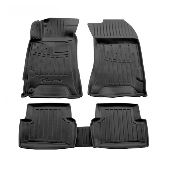 Kummist 3D jalamatid SUBARU Forester SG 2002-2008a., 5 pc. / must / 5029045 / kõrgendatud servad