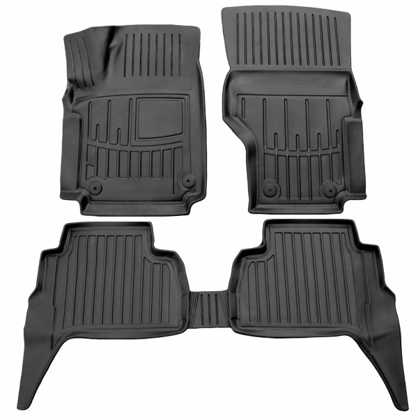 Kummist 3D jalamatid VOLKSWAGEN Amarok 2010-2022a., 5 pc. / must / 5024415 / kõrgendatud servad