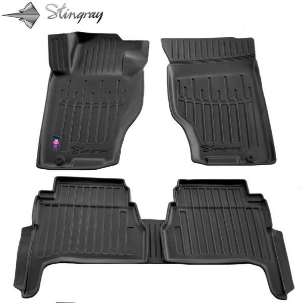 Kummist 3D jalamatid KIA Sorento I BL 2002-2009a., 5 tk / must / 5010025 / kõrgendatud servad