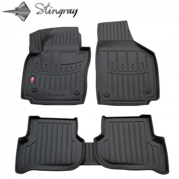 Kummist 3D jalamatid SEAT Altea XL 2005-2015a., 5 tk / must / 5048015 / kõrgendatud servad