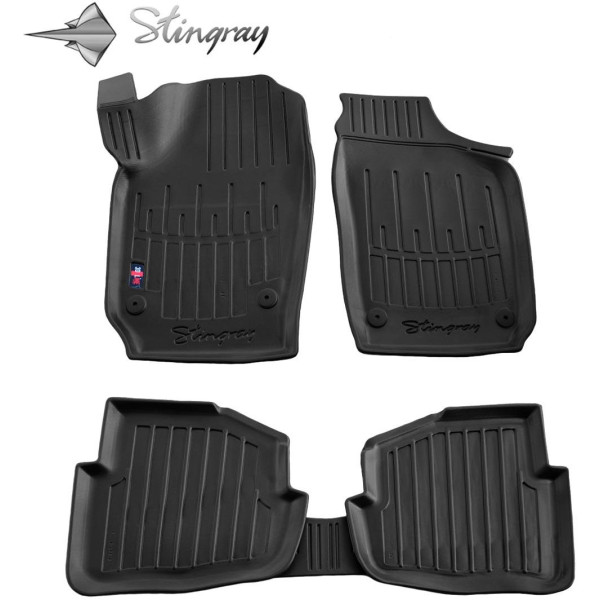 Kummist 3D jalamatid SEAT Ibiza III 6L 2002-2008a., 5 tk / must / 5020065 / kõrgendatud servad