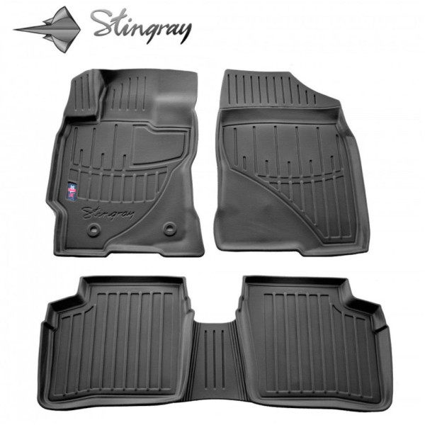 Kummist 3D jalamatid TOYOTA Prius 2003-2009a., 5 tk / must / 5022235 / kõrgendatud servad