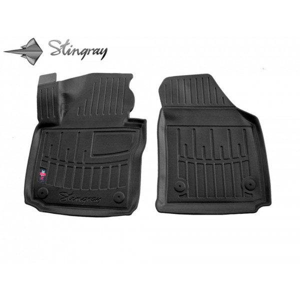 Kummist 3D jalamatid VOLKSWAGEN Caddy III 2K 2003-2020a., 2 tk / must / 5024122 / kõrgendatud servad