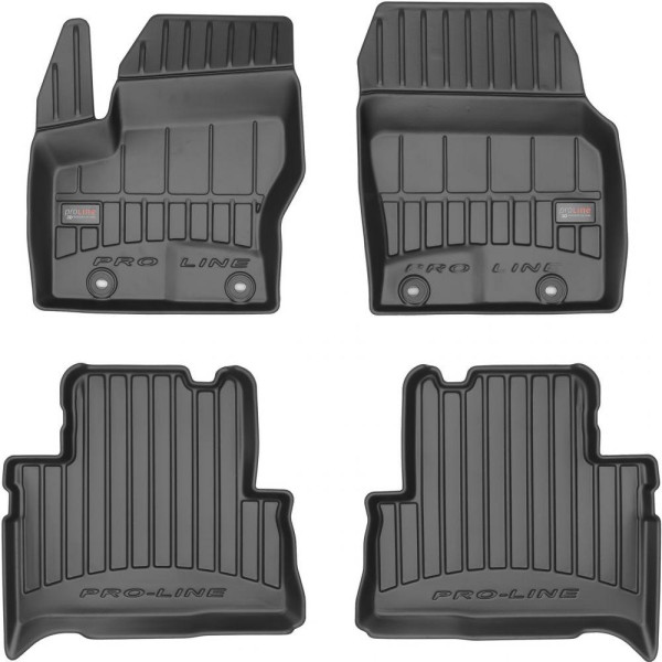 Kummist jalamatid Proline Ford C-Max II 2011-2019a. (distance between car mat clips 25,5 cm)