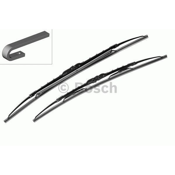 Puhastite komplekt Bosch Twin Spoiler 291S, 600/450 mm