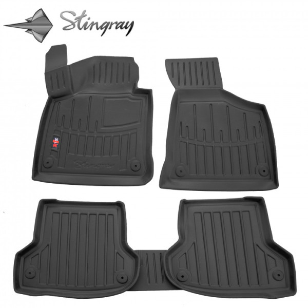 Kummist 3D jalamatid AUDI A3 8P 2003-2012a., 5 pc. / must / 5030125 / kõrgendatud servad