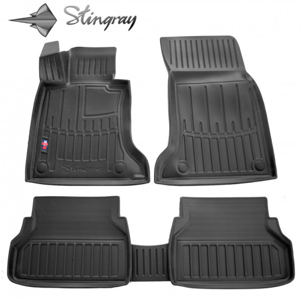 Kummist 3D jalamatid BMW 5 E61 2004–2010, 5 pc. / must / 5027115 / kõrgendatud servad