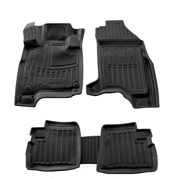 Kummist 3D jalamatid CITROEN C-Zero 2010-2020a., 5 pc. / must / 5013155 / kõrgendatud servad