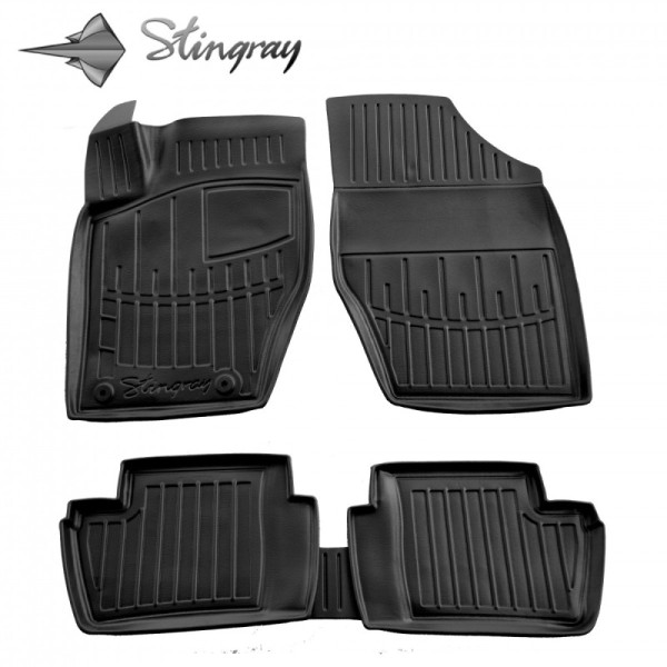 Kummist 3D jalamatid CITROEN C4 L 2004-2010a., 5 pc. / must / 5016155 / kõrgendatud servad