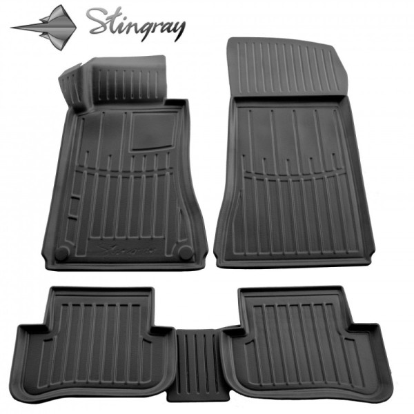 Kummist 3D jalamatid MERCEDES BENZ W203 C 2001-2007a., 5 pc. / must / 5012125 / kõrgendatud servad